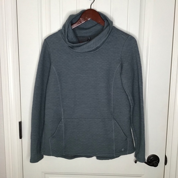 Kuhl Women's Athena Pullover in Pewter Green Size Medium. - Picture 2 of 16